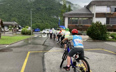 Dež ni ustavil mladih kolesarjev